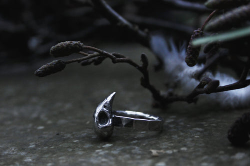 Small Bird Skull Ring